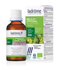 Mélilot officinal - extrait de plante fraîche BIO, 50 ml